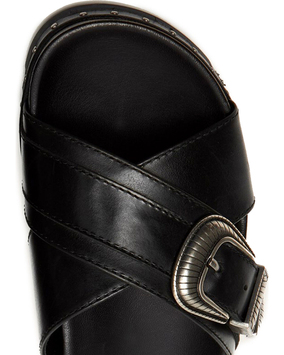 frye lily woven link slide