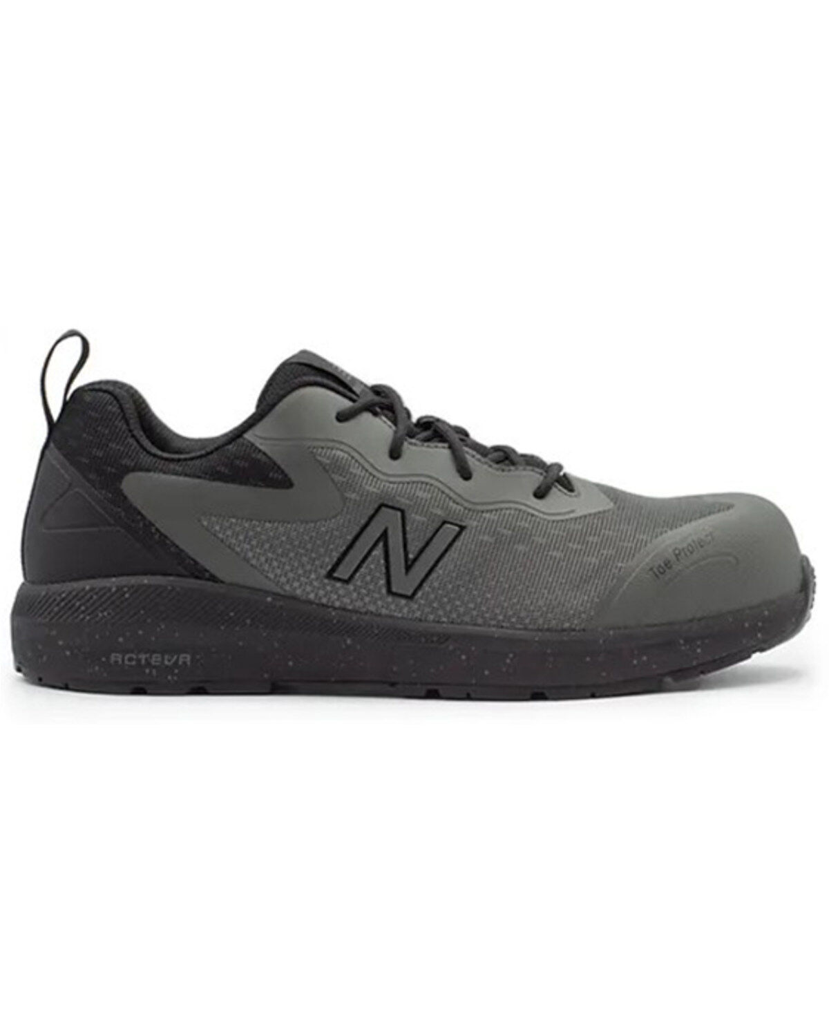 Image #2 - New Balance Men's Logic Work Shoes - Composite Toe, Black/grey, hi-res