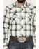 Image #3 - Wrangler Retro Men's Plaid Print Long Sleeve Snap Western Shirt, White, hi-res