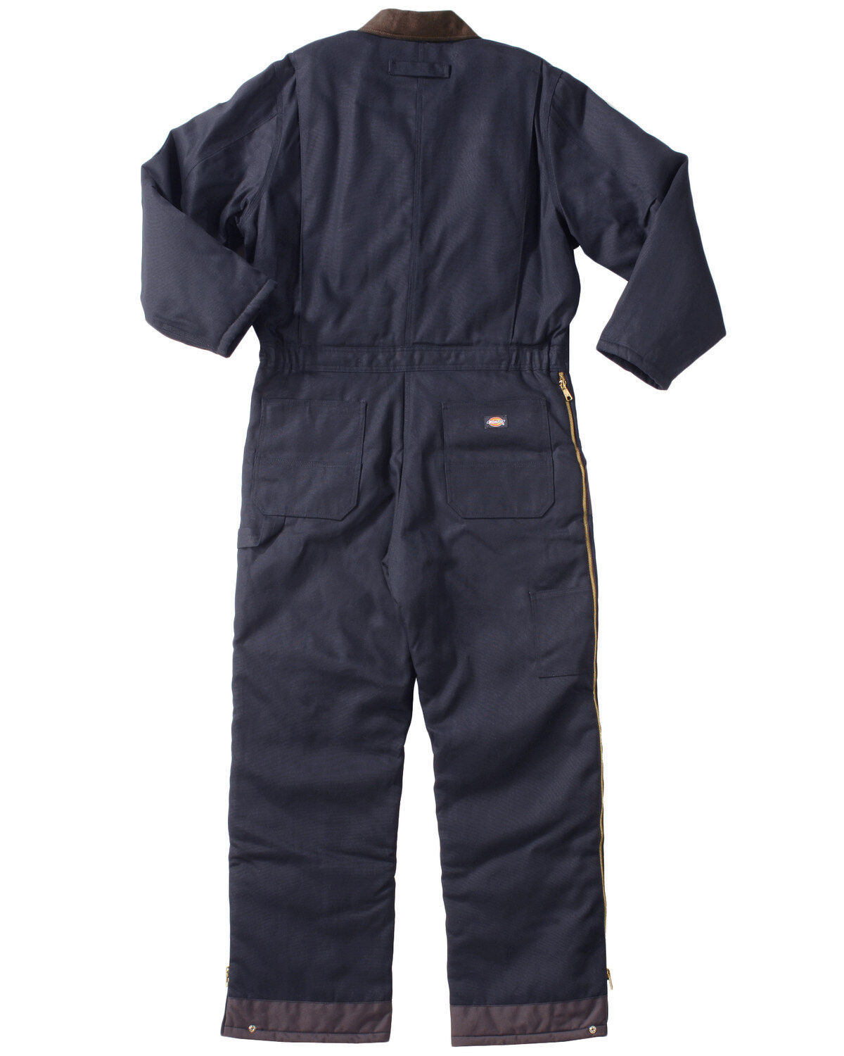 Image #4 - Dickies Men's Duck Insulated Work Coveralls, Navy, hi-res