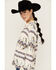 Image #2 - Idyllwind Women's Featherlight Printed Long Sleeve Pearl Snap Western Shirt, Ivory, hi-res