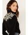 Image #4 - Scully Women's Embroidered Long Sleeve Pearl Snap Western Shirt, Silver, hi-res