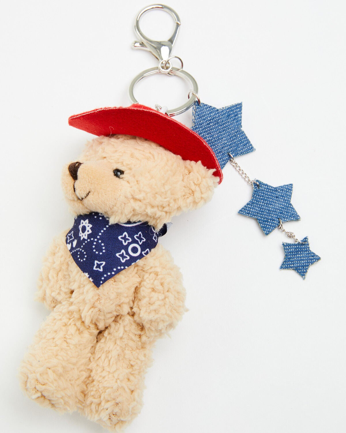 Image #3 - Shyanne Americana Cowgirl Bear Bag Charm, Blue, hi-res