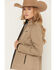 Image #2 - Cinch Women's Bonded Concealed Carry Softshell Jacket, Stone, hi-res