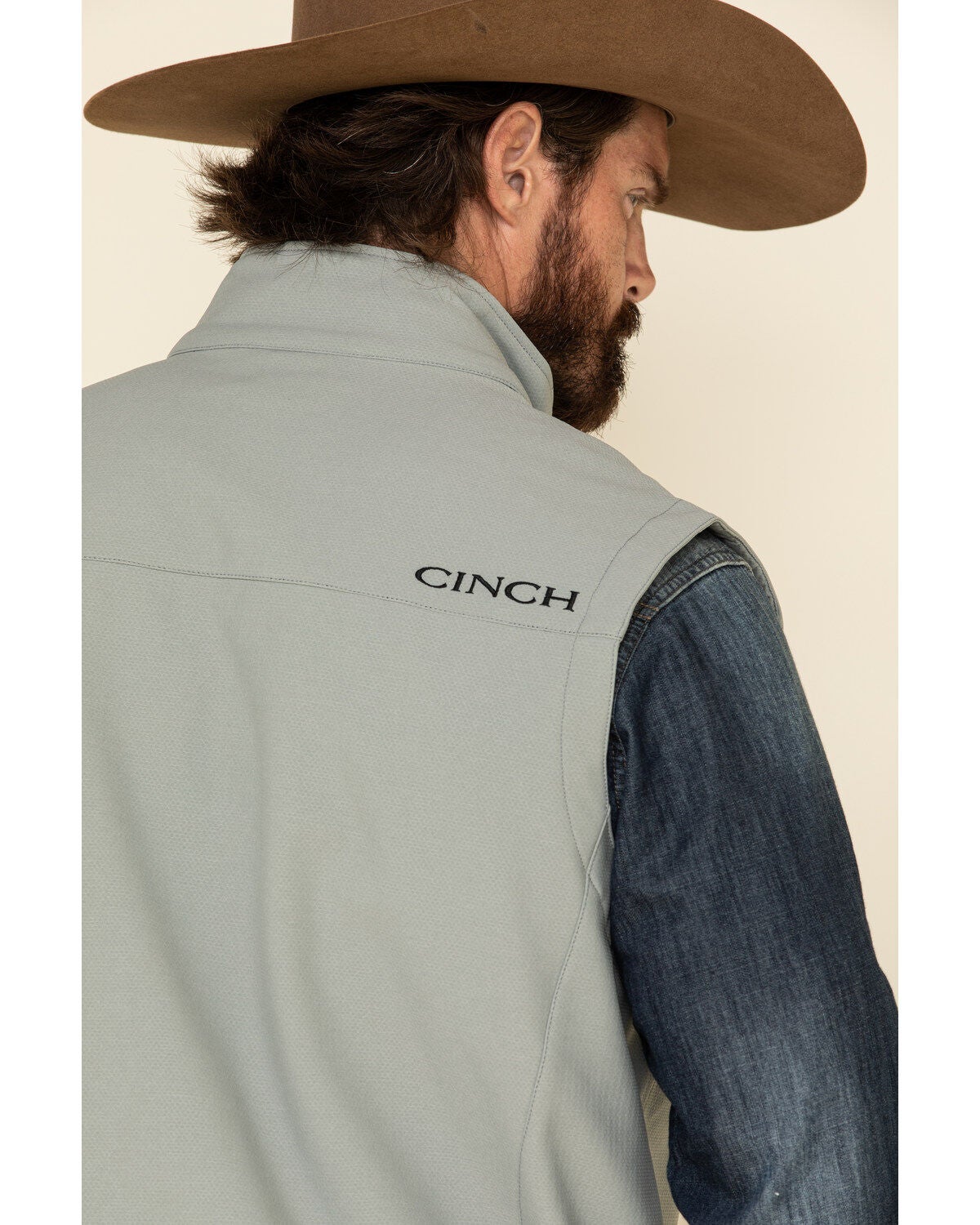 white jacket black fur