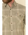 Image #4 - Carhartt Men's Khaki Rugged Flex Bozeman Plaid Short Sleeve Work Shirt , , hi-res
