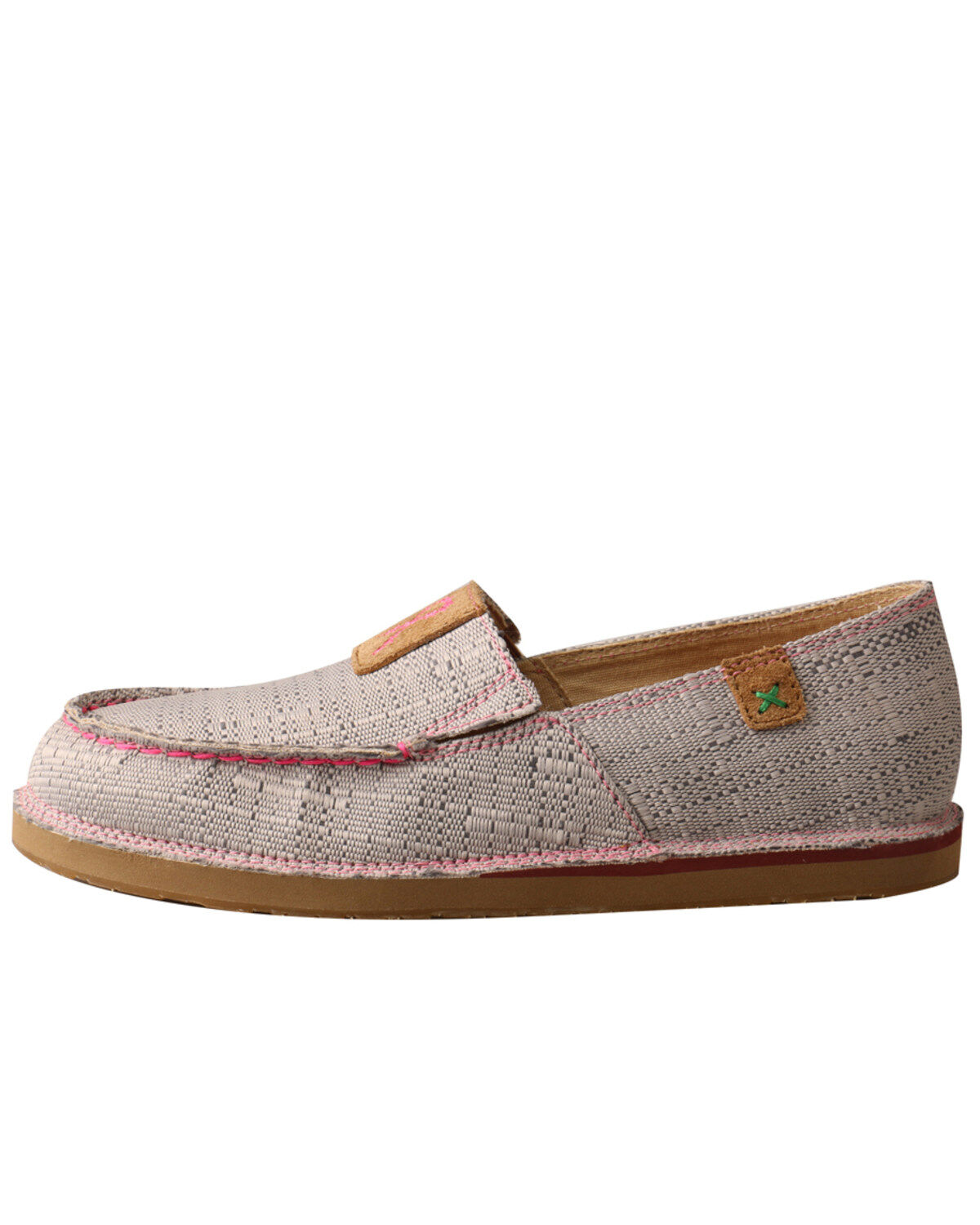 Image #3 - Twisted X Women's Tough Enough To Wear Pink Loafers - Moc Toe, , hi-res
