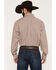 Image #4 - George Strait by Wrangler Men's Geo Print Long Sleeve Button-Down Stretch Western Shirt, Rust Copper, hi-res