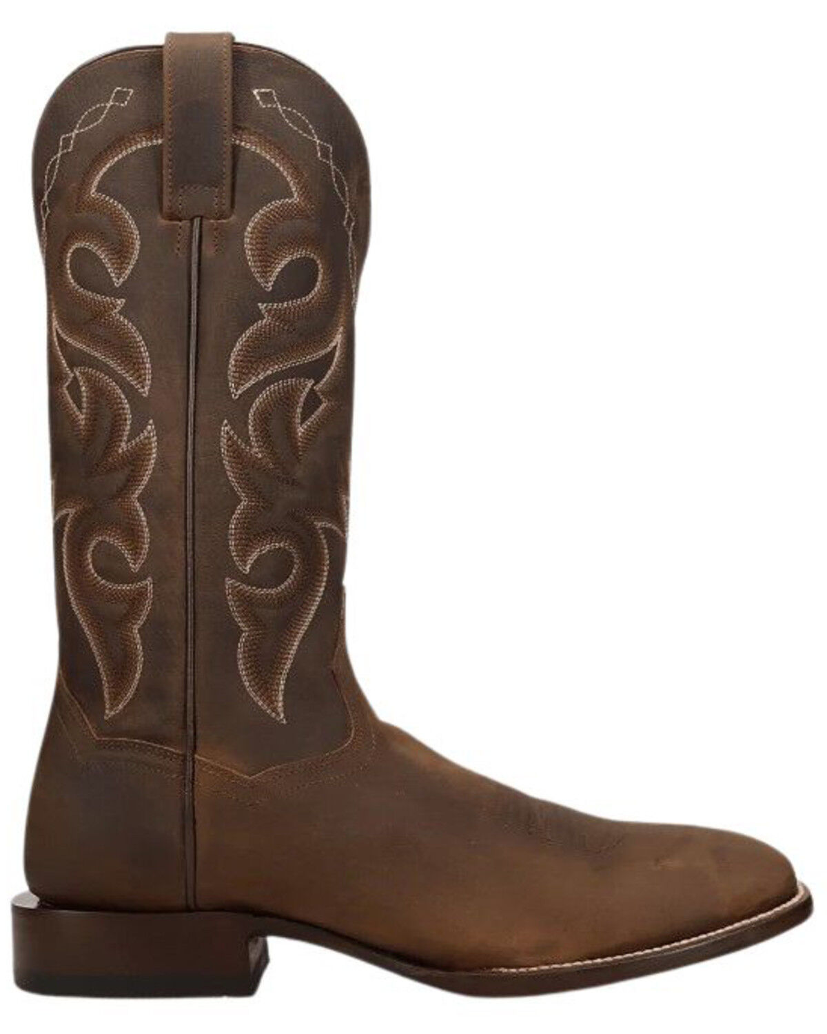 Image #2 - Dan Post Men's Remington Tall Western Boots - Square Toe, Brown, hi-res