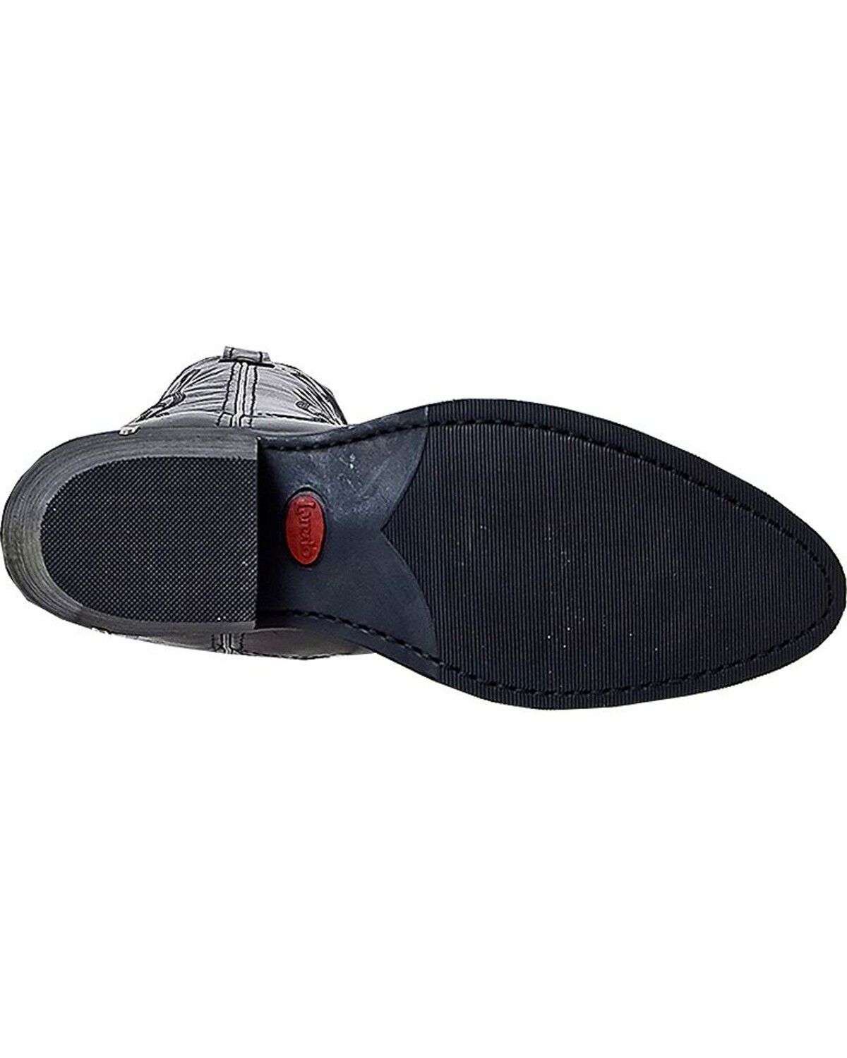 Image #4 - Laredo Men's McComb Western Boots - Round Toe, Black, hi-res
