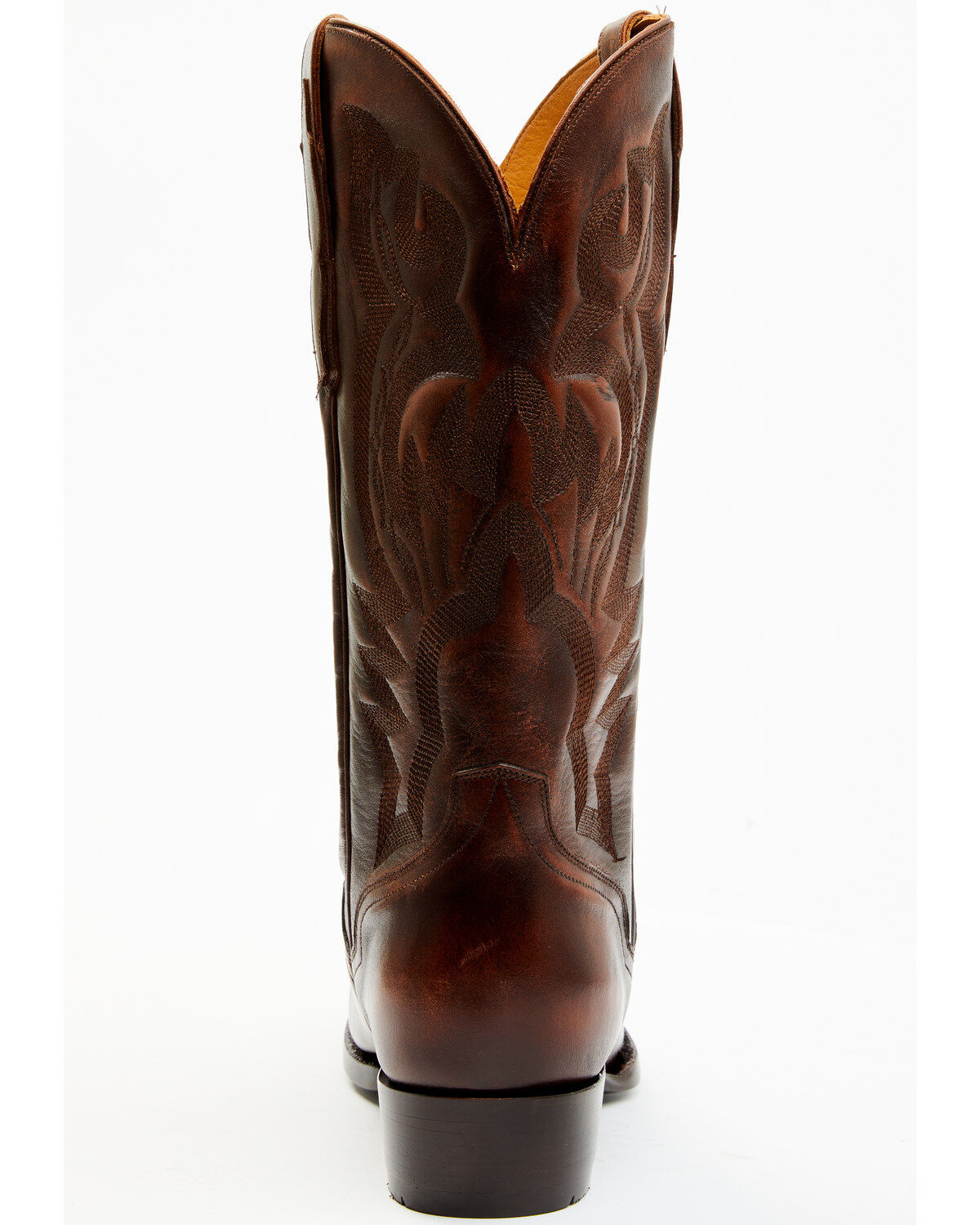 Image #5 - El Dorado Men's Calf Leather Western Boots - Round Toe, Tan, hi-res