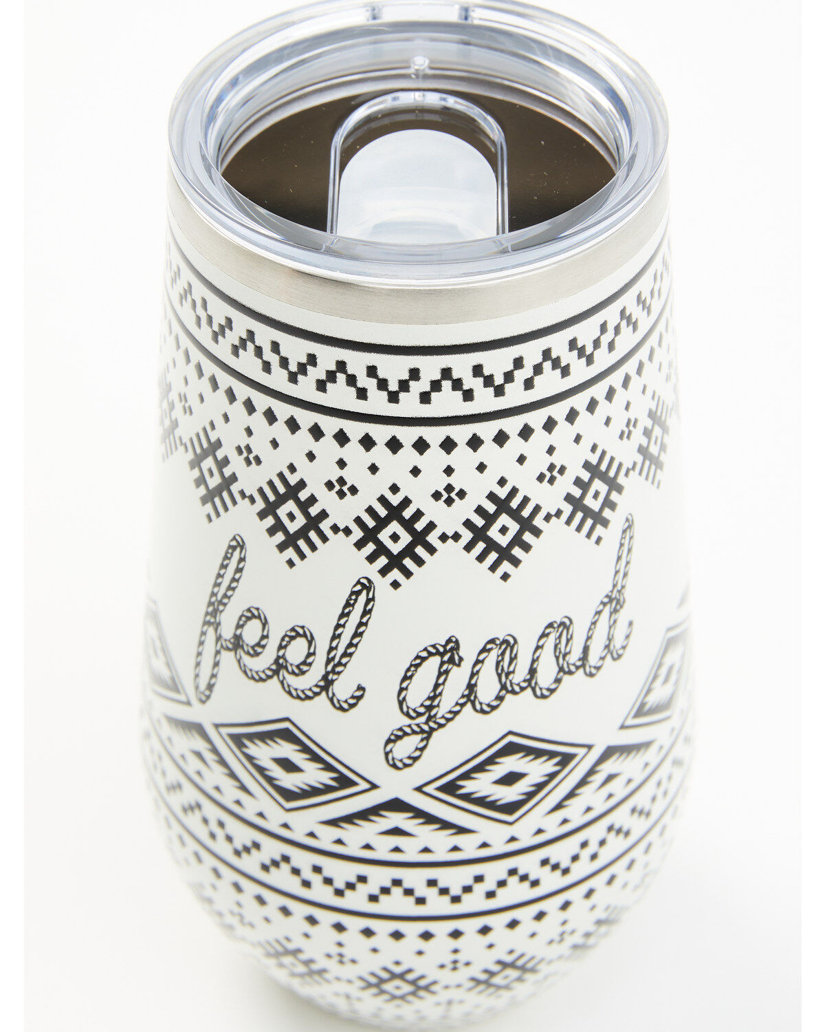 Image #2 - Boot Barn 16oz Feel Good Stemless Wine Tumbler, Multi, hi-res