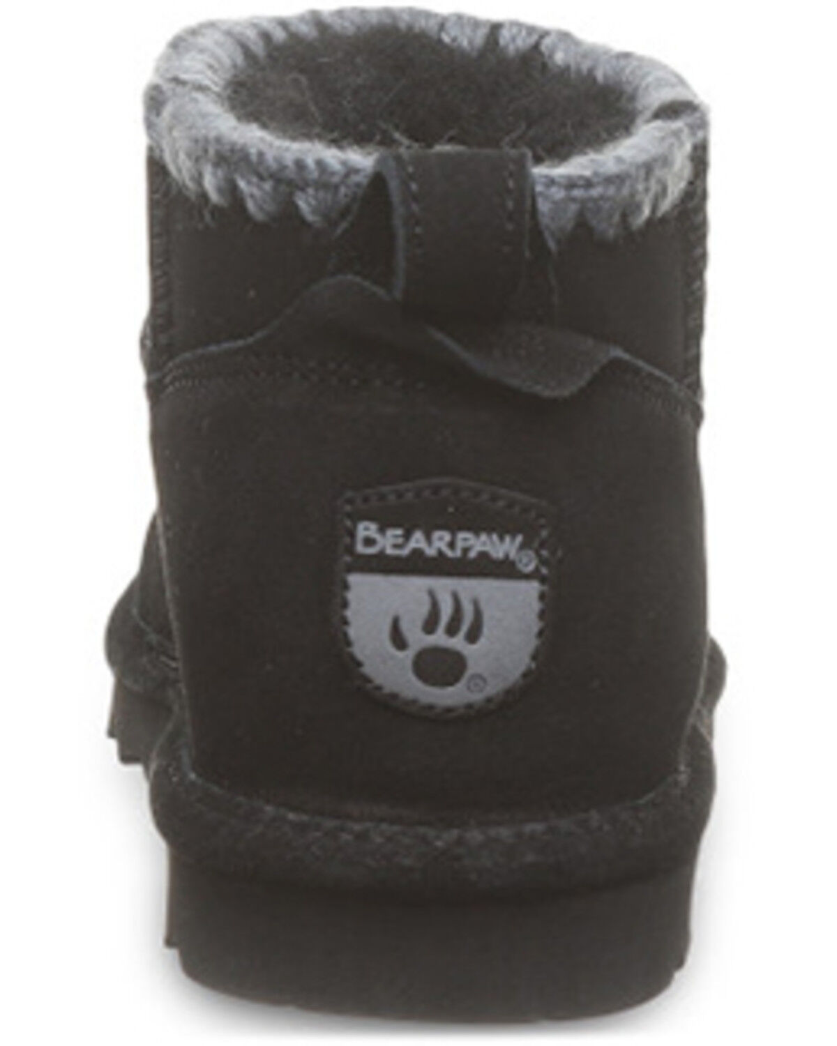 Image #5 - Bearpaw Women's Shorty Crochet Casual Boots, Black, hi-res