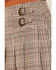 Image #2 - Ashley Women's Boot Barn Exclusive Plaid Print Pleated Mini Skort, Black/tan, hi-res