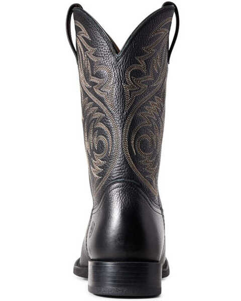Ariat Men's Sport Herdsman Western Performance Boots - Square Toe, Black, hi-res