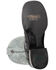 Image #7 - Ferrini Men's Ostrich Patch Exotic Western Boots, Black, hi-res