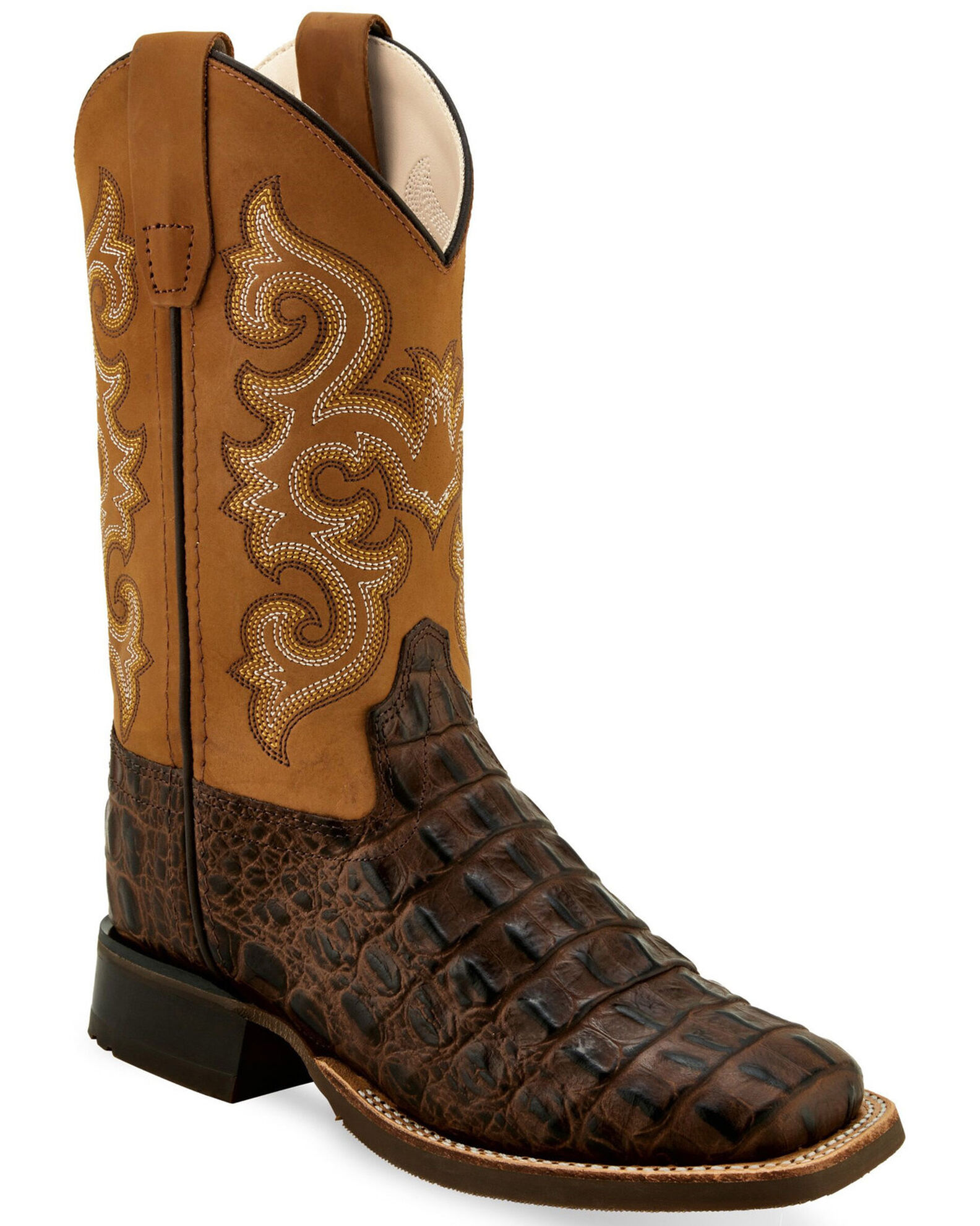 Alligator print boots sales