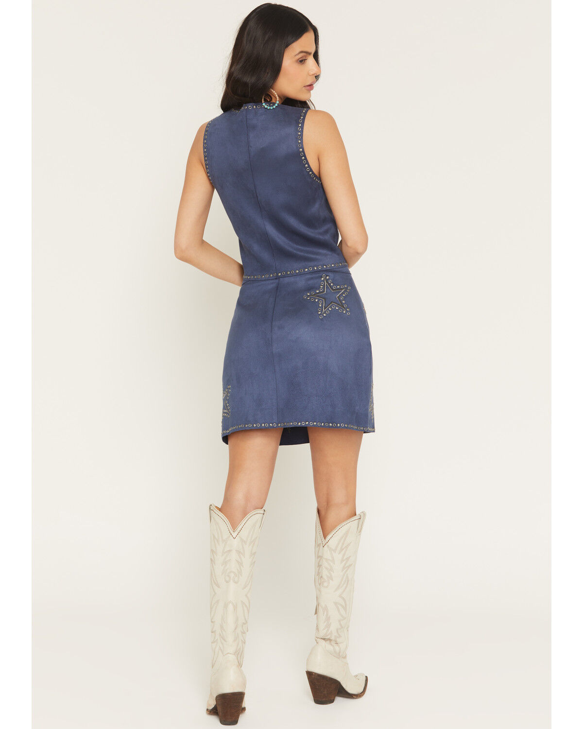 Idyllwind Women's Starview Studded Faux Suede Mini Skirt