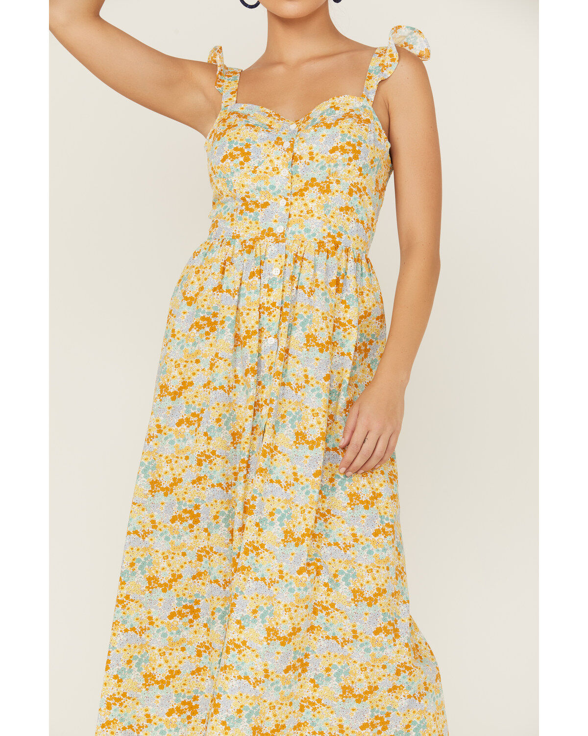 Image #2 - Molly Bracken Women's Sweetheart Midi Dress, , hi-res
