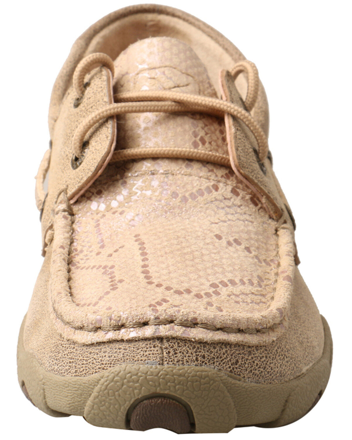 Image #5 - Twisted X Women's Snake Print Boat Shoe Driving Mocs, , hi-res