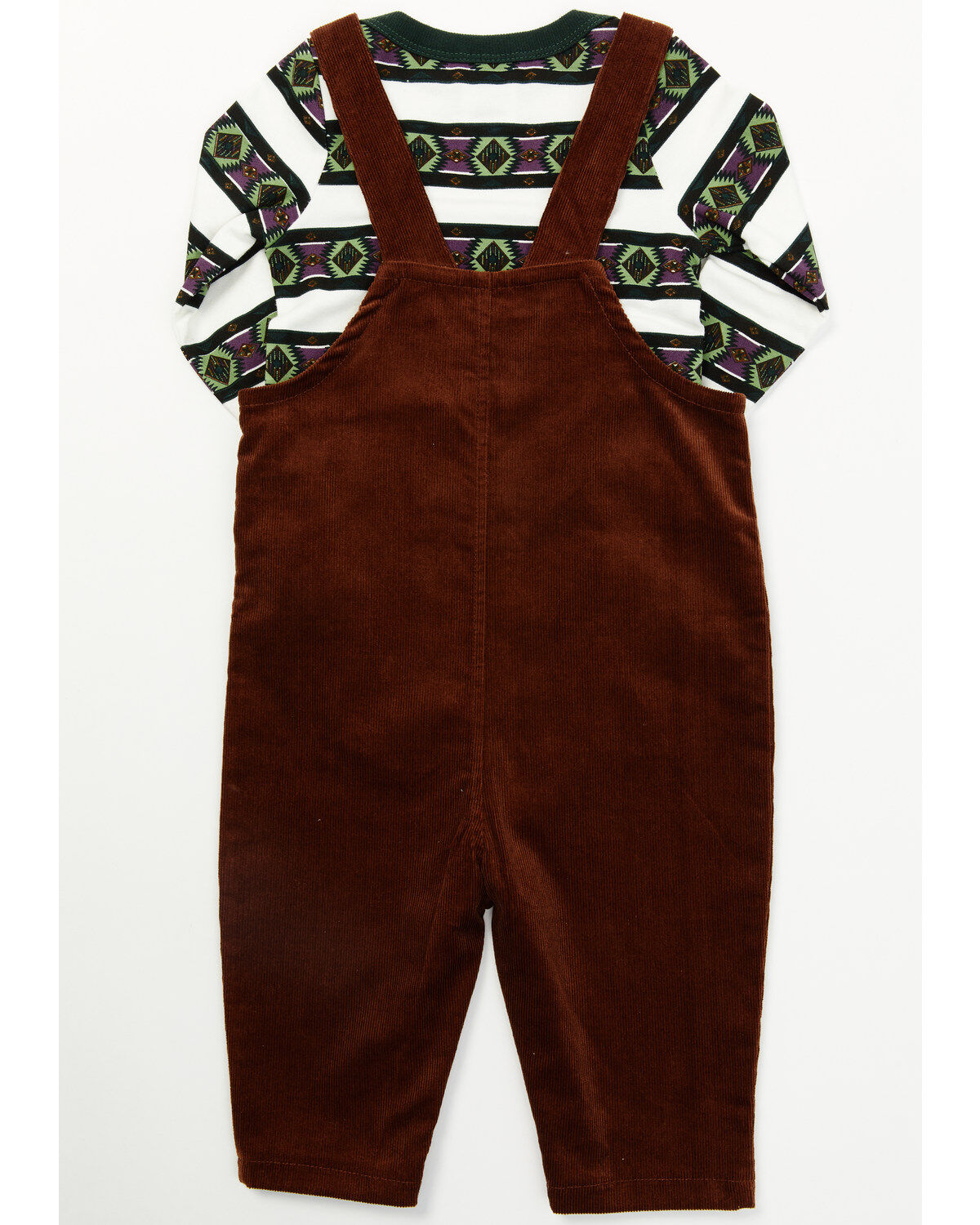 Image #3 - Cody James Infant Boys' Overalls & Striped Shirt Onesie Set, Multi, hi-res