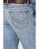 Image #4 - Rock 47 by Wrangler Men's Crazy Ivan Light / Medium Wash Slim Straight Stretch Denim Jeans, Blue, hi-res