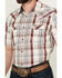 Image #3 - Cody James Men's Festive Plaid Print Short Sleeve Snap Western Shirt, , hi-res