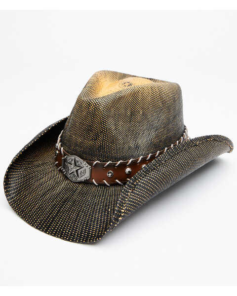Image #1 - Cody James Kids' O John Straw Cowboy Hat , Brown, hi-res