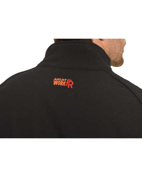Image #5 - Ariat Men's FR Work Jacket, Black, hi-res
