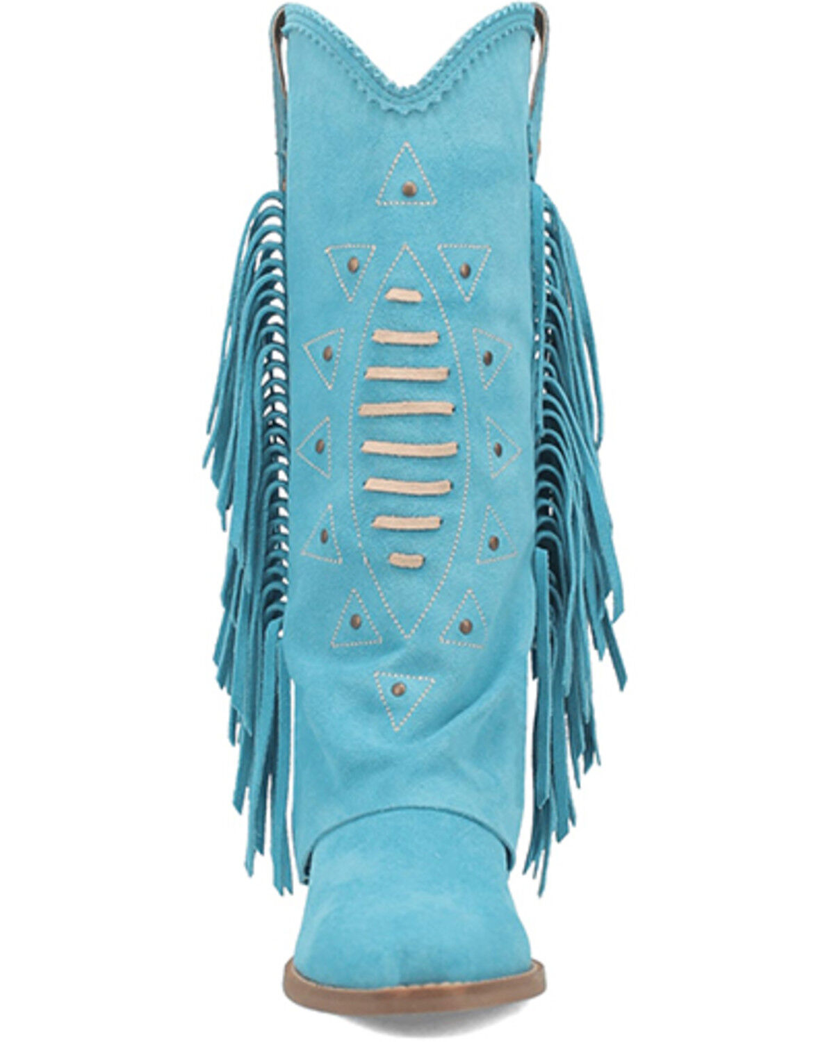 Image #4 - Dingo Women's Spirit Trail Western Boots - Snip Toe, Blue, hi-res