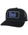 HOOey Men's University Of Nevada Embroidered Patch Mesh-Back Trucker Cap , Black, hi-res