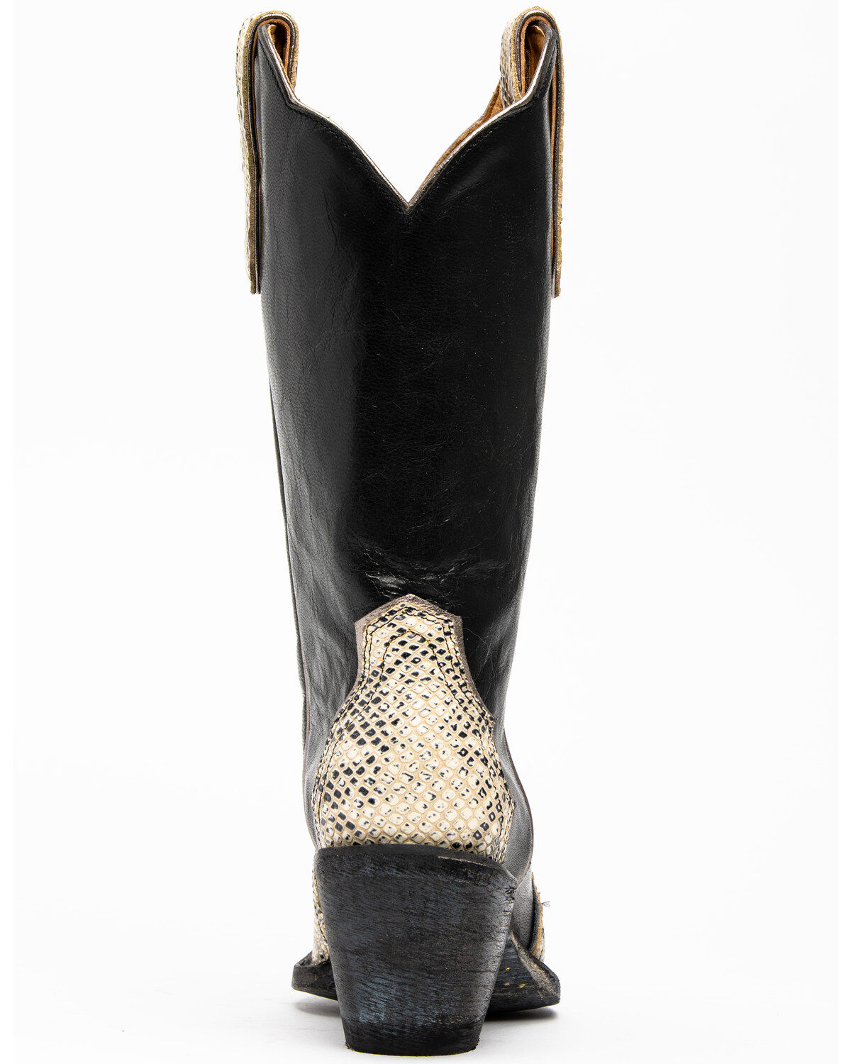 Image #5 - Idyllwind Women's Lonestar Western Boots - Round Toe, Black/white, hi-res