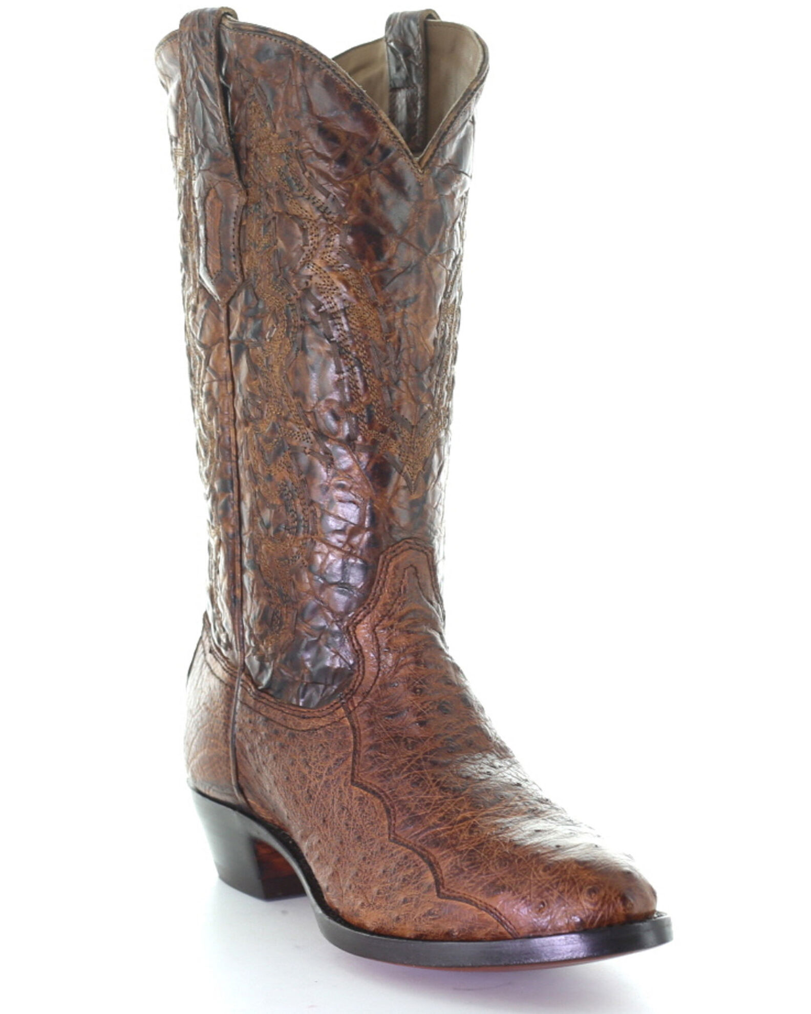 Corral Men's Exotic Ostrich Western Boots - Round Toe