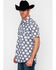 Image #5 - Rock & Roll Denim Men's Crinkle Washed Palm Print Short Sleeve Western Shirt, , hi-res