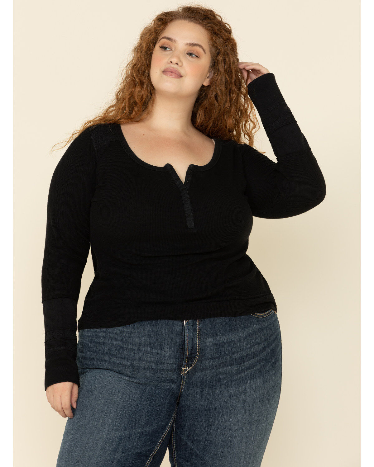 Image #2 - Ariat Women's R.E.A.L Dark Wash Brianne Straight Jeans - Plus, , hi-res