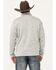 Image #4 - Ariat Men's Caldwell Logo 1/4 Zip Pullover, Light Grey, hi-res