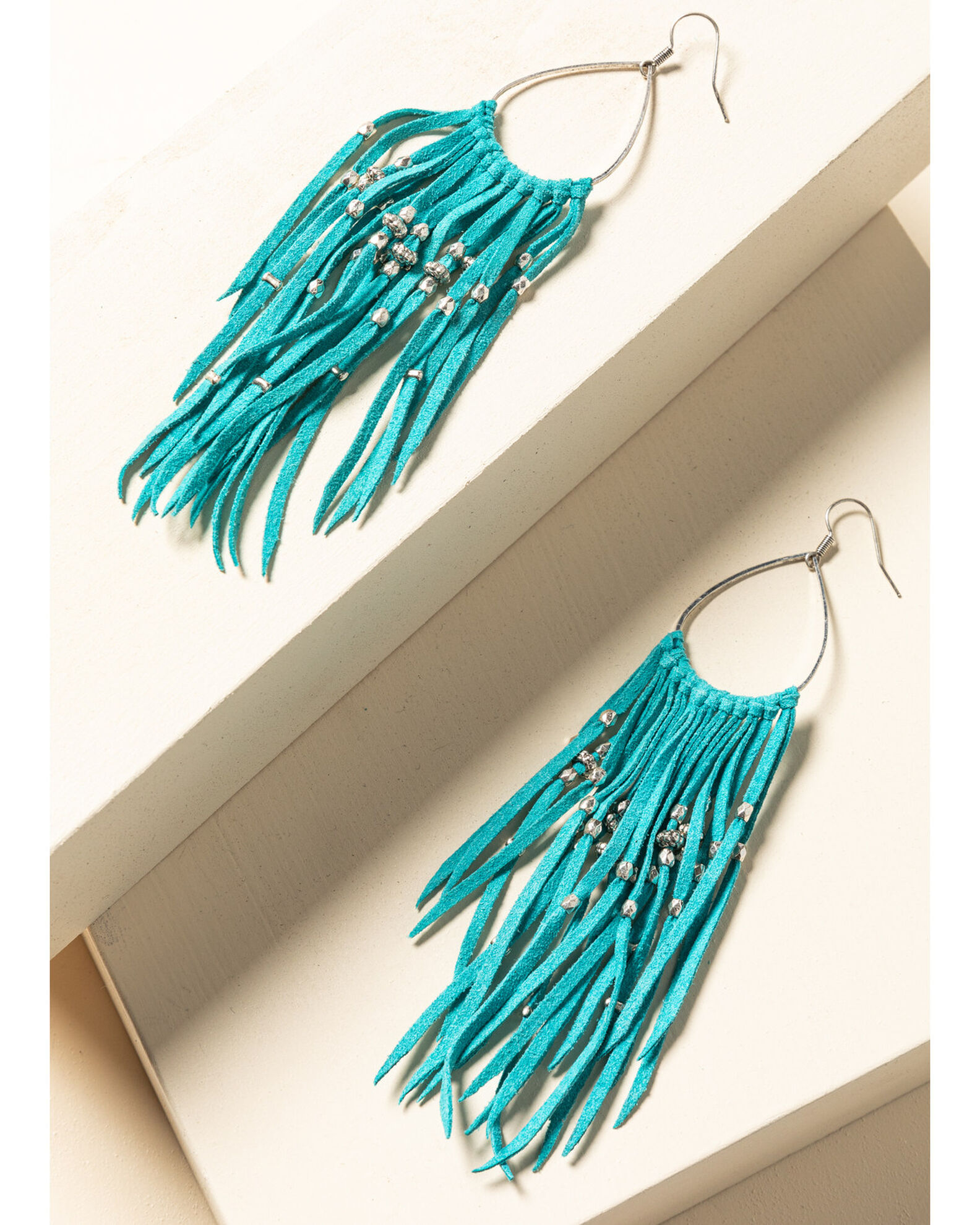 Idyllwind Women s Turquoise and Drop Fringe Earrings Boot Barn