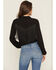 Image #4 - Idyllwind Women's Richfield Fringe Long Sleeve Snap Western Shirt, Black, hi-res