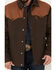 Image #3 - Cinch Men's Color Block Canvas Jacket, Brown, hi-res