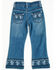 Image #4 - Cowgirl Hardware Toddler Girls' Medium Wash Running Horse Embroidered Bootcut Stretch Denim Jeans, Medium Wash, hi-res