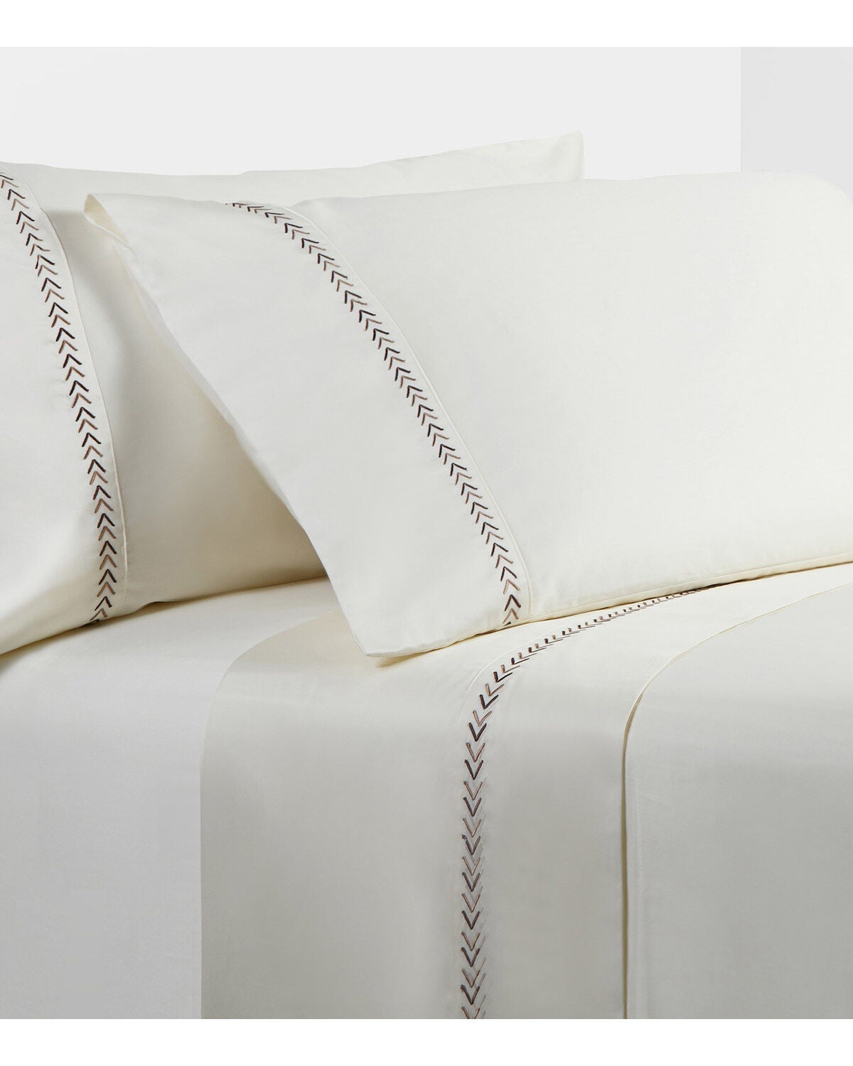 HiEnd Accents Southwestern King Sheet Set - 4 Piece, Cream, hi-res