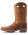 Image #2 - Ariat Men's Hybrid Roughstock Western Performance Boots - Square Toe, Brown, hi-res