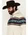 Image #2 - RANK 45® Men's Sworn Border Print Hooded Sweatshirt, Ivory, hi-res