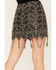 Wonderwest Women's Beaded Tassel Mini Skirt, Black, hi-res