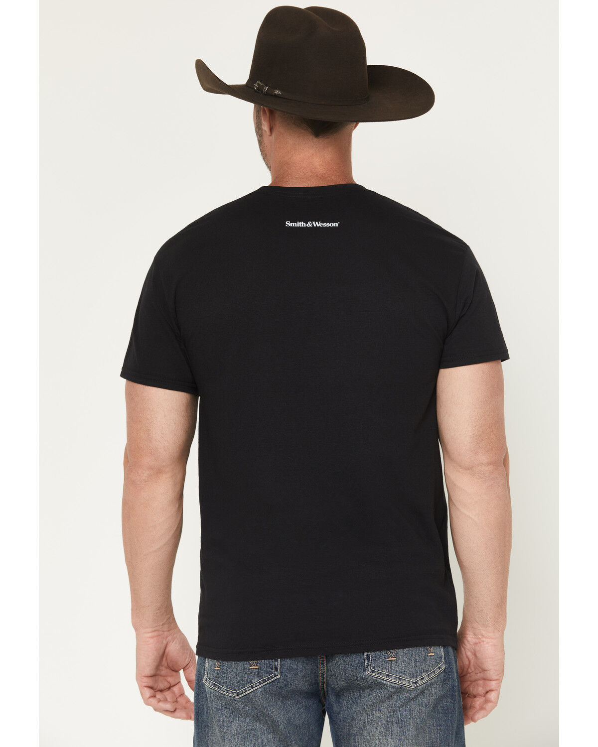 Image #4 - Smith & Wesson Men's Preserving Freedom Short Sleeve Graphic T-Shirt, Black, hi-res
