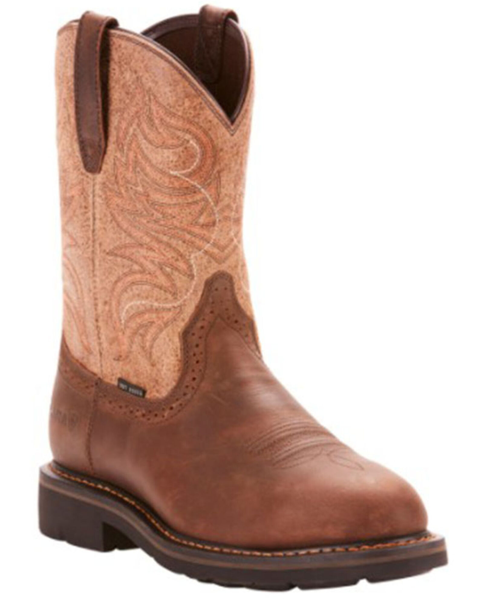 Ariat sierra western work boots shop