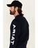 Image #5 - Ariat Men's FR Logo Crew Neck Long Sleeve Shirt, , hi-res