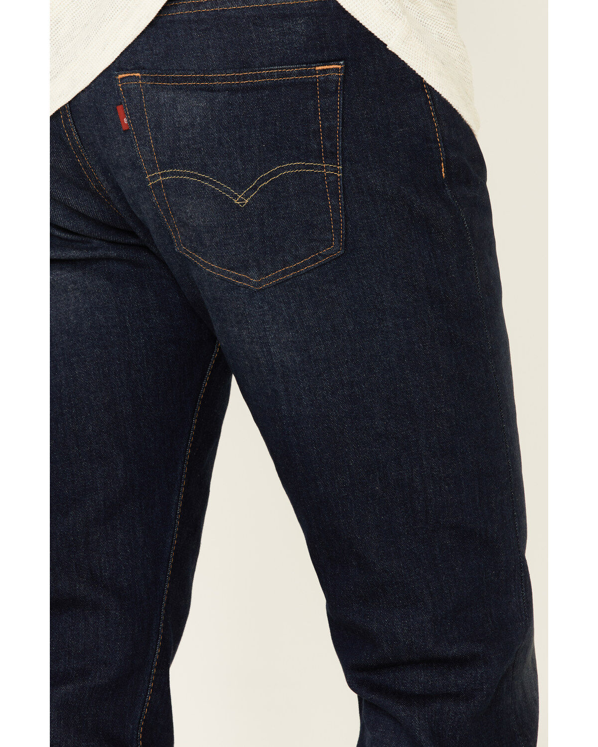 Image #4 - Levi's Men's 501 Original Fit Anchor Stretch Straight Jeans, Blue, hi-res