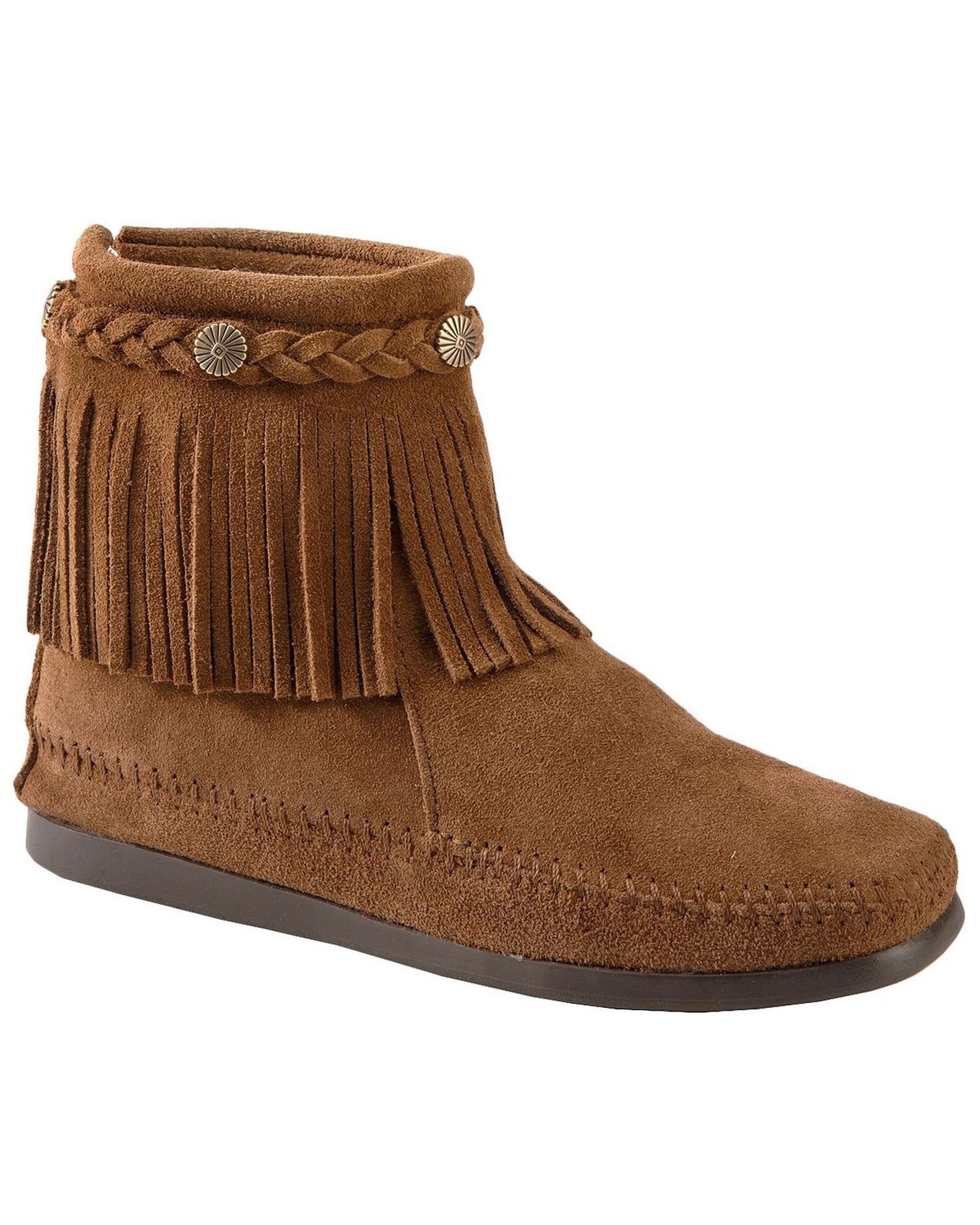 Goed gevoel Continent Gevestigde theorie Minnetonka Women's Hi Top Back Zip Boots | Boot Barn