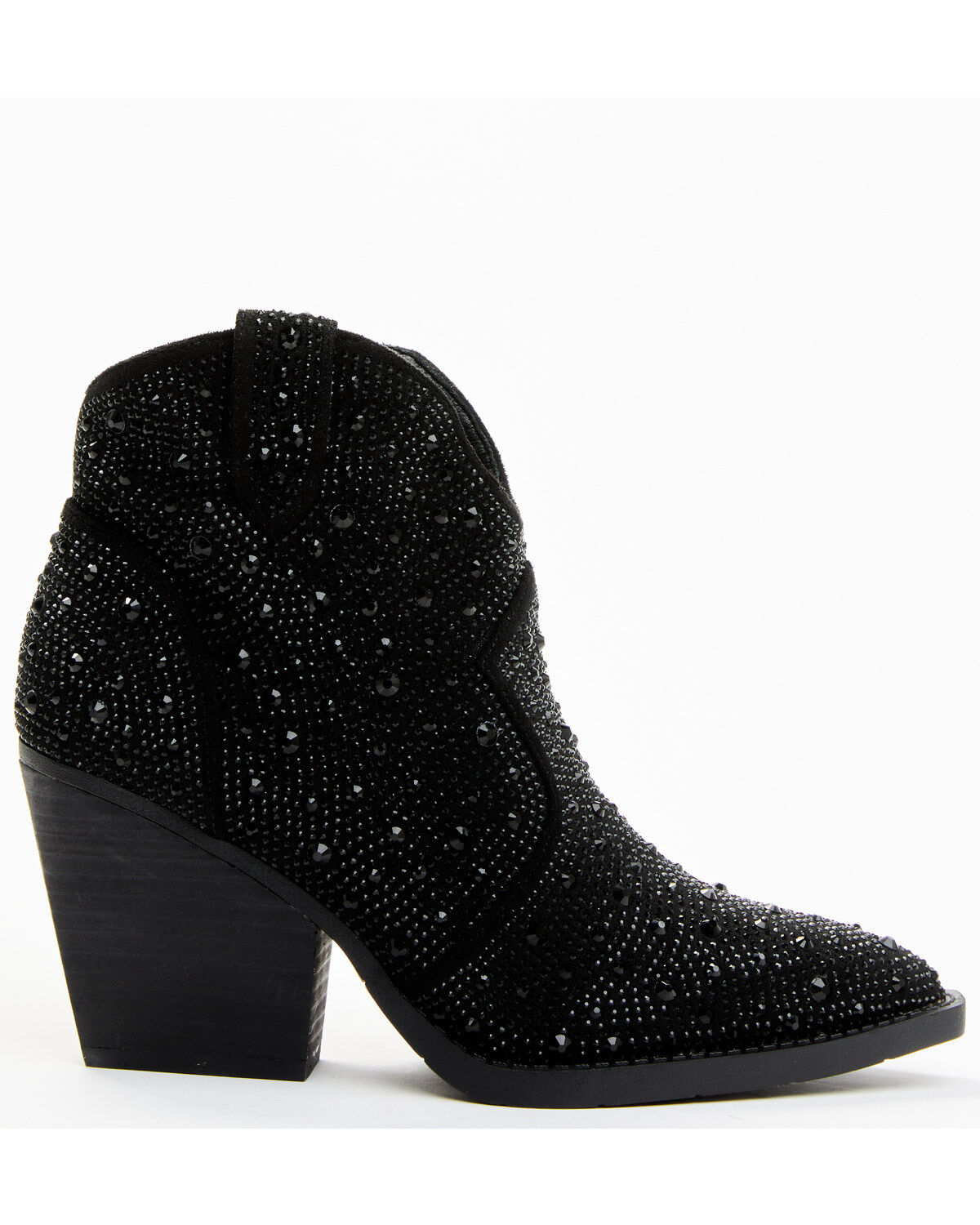 Image #2 - Very G Women's Austin Booties - Snip Toe, Black, hi-res
